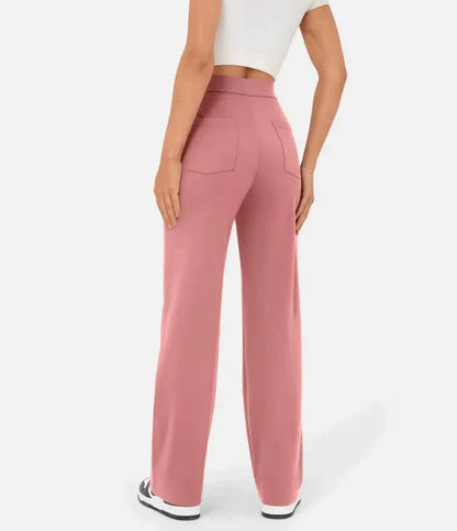 Ava | Elastic High Waist Pants