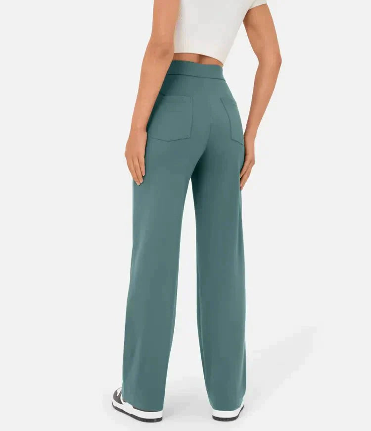 Ava | Elastic High Waist Pants