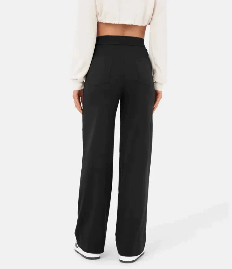 Ava | Elastic High Waist Pants