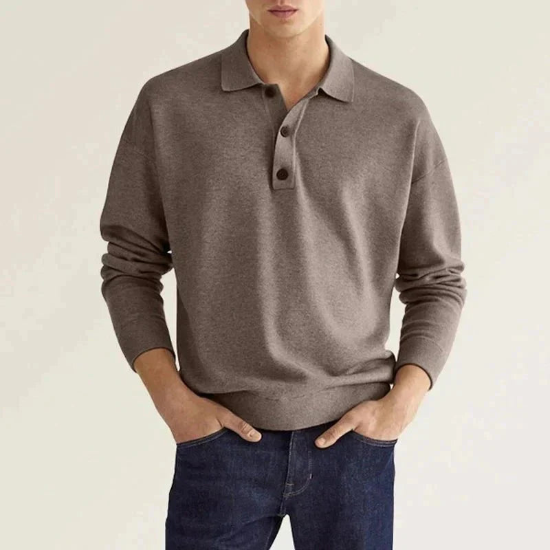 Moses | Stylish Polo Neck Sweater