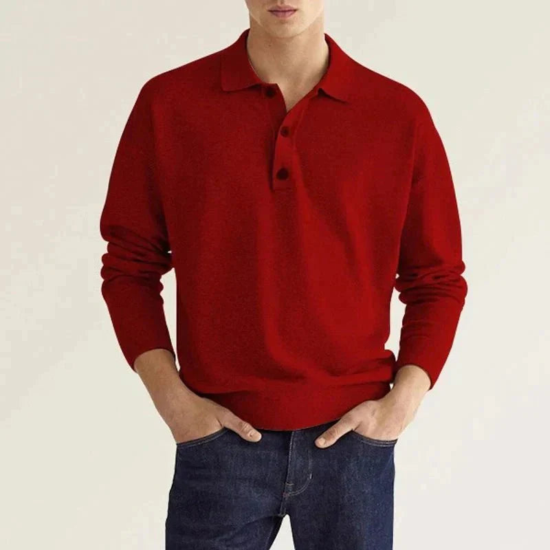 Moses | Stylish Polo Neck Sweater