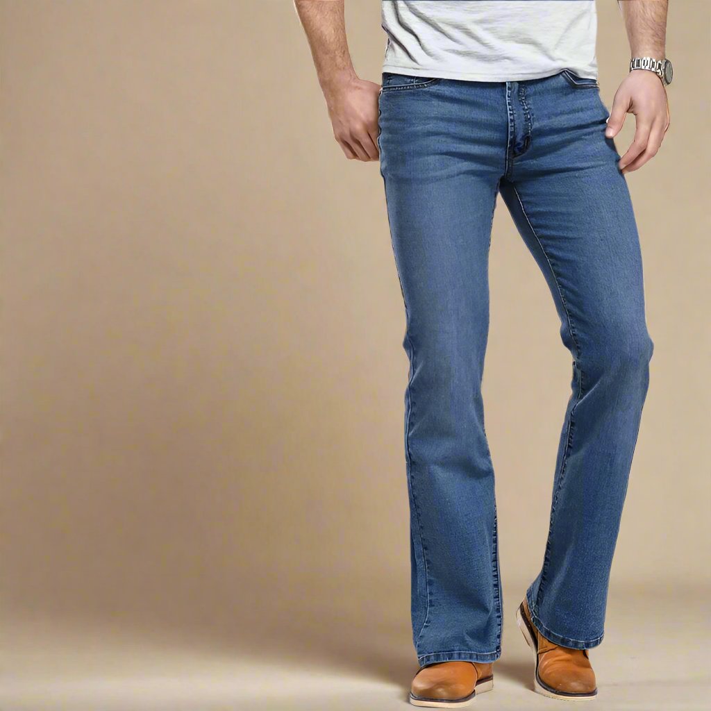 Thom | Casual Flared Jeans With Stretch For Men