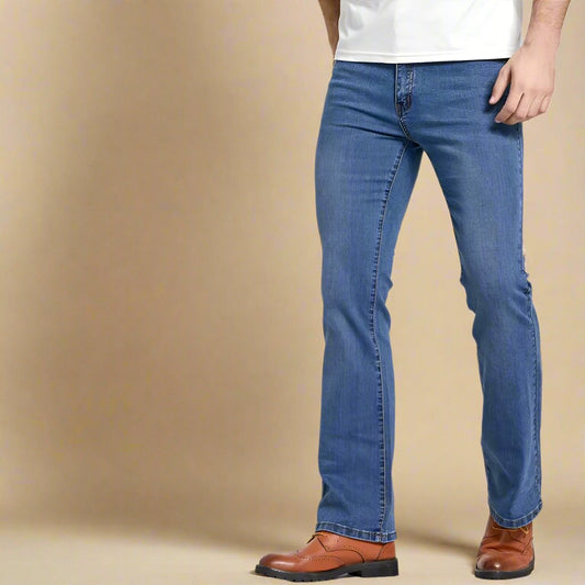 Thom | Casual Flared Jeans With Stretch For Men