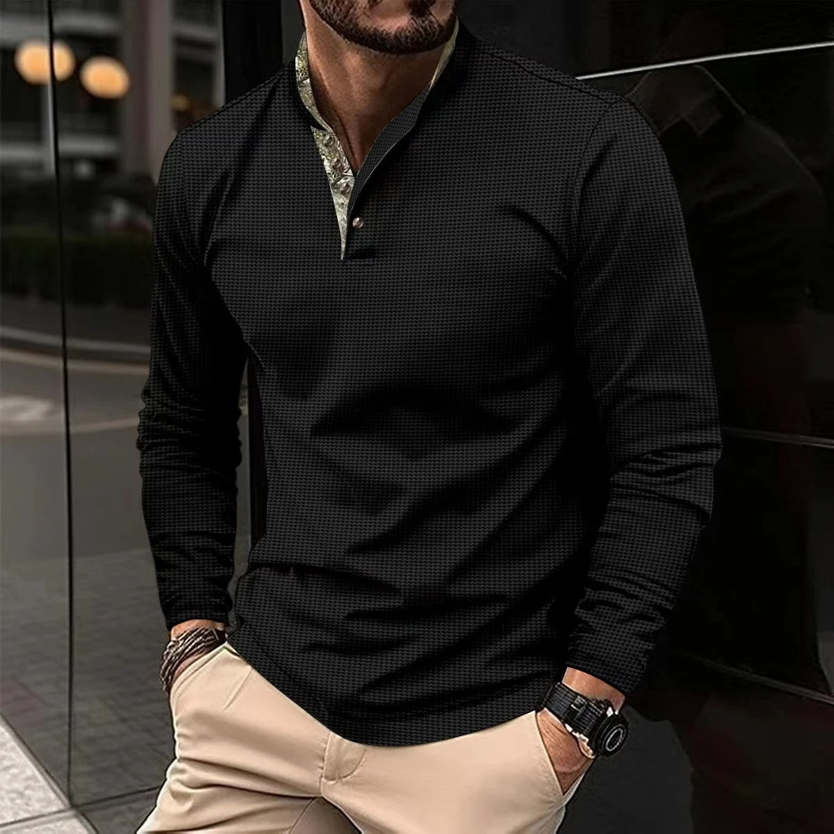 Alexander | Stylish Long Sleeve Polo