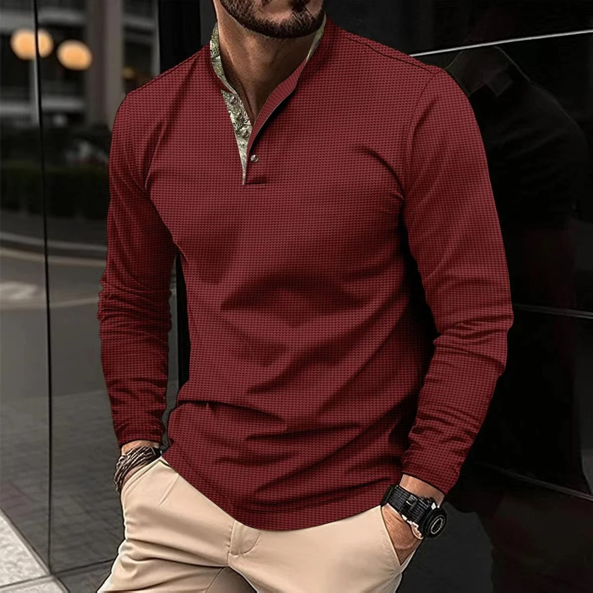 Alexander | Stylish Long Sleeve Polo